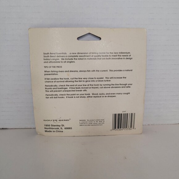 Essentials South Bend Fishing 20 Famous Pattern Flies Vintage New Sealed - Picture 2 of 4